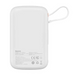 Powerbank Baseus Qpow Pro with USB-C cable USB-C USB 10000mAh 22.5W (white)