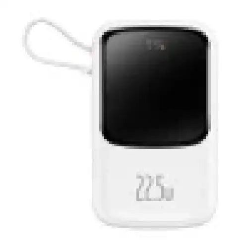 Powerbank Baseus Qpow Pro with USB-C cable USB-C USB 10000mAh 22.5W (white)