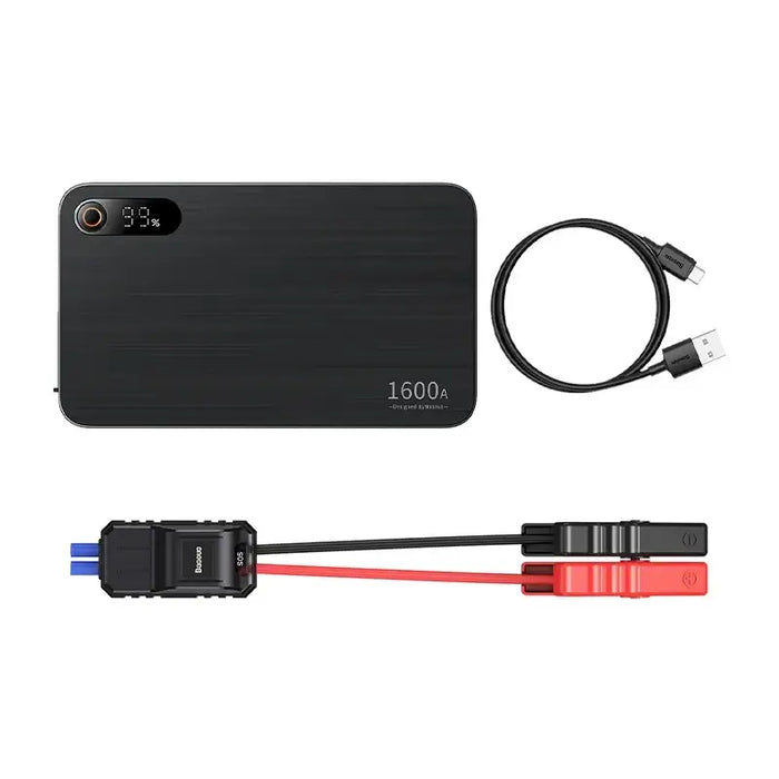 Powerbank/Baseus Super Energy PRO Car Jump Starter 1600A USB (black) - Jump starters<<<Car accessories<<<InnproXML