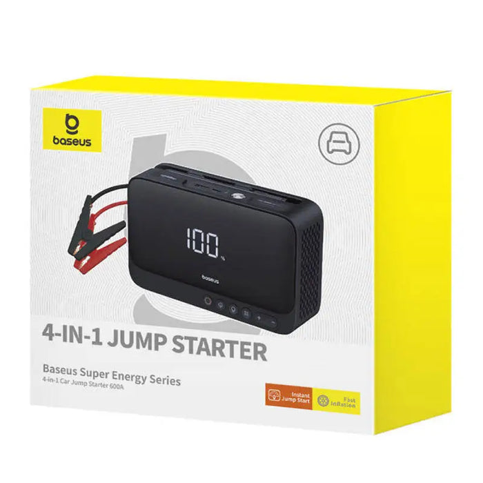 Powerbank/Car Jump Starter Baseus Super Energy 600A (black) - Automotive accessories<<<HurtelXML&&&Jump starters<<<Car
