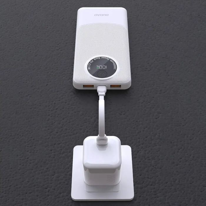 Powerbank Dudao K12 10000mAh PD22.5W USB-A USB-C - white - Powerbanks<<<HurtelXML
