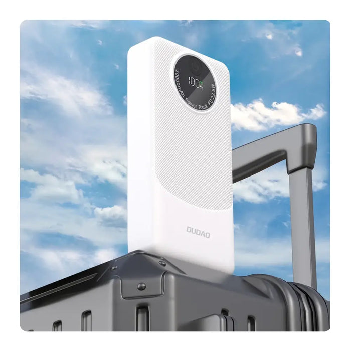 Powerbank Dudao K12Pro 22.5W PD 20000mAh USB-A USB-C - white - Powerbanks<<<HurtelXML