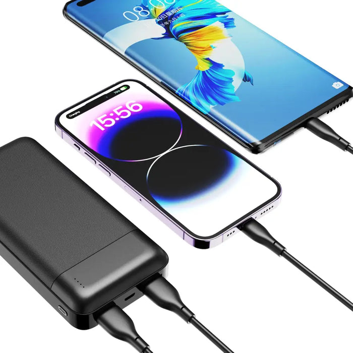 Powerbank Dudao K18 Pro 20000mAh USB-A / USB-C / Micro USB - black - Powerbanks<<<HurtelXML