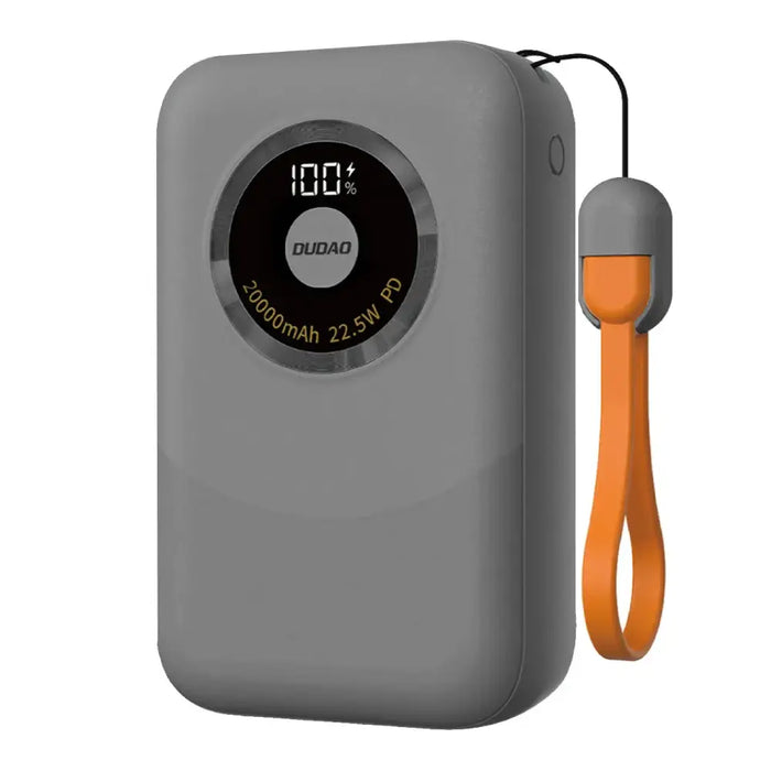 Powerbank Dudao K21 Mini 10000mAh 22.5W USB-A / USB-C - gray - Powerbanks<<<HurtelXML
