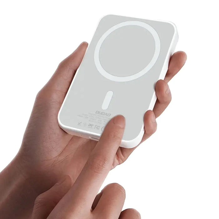 Powerbank Dudao K26S 5000mAh 20W USB-A / USB-C / MagSafe - white - Powerbanks<<<HurtelXML