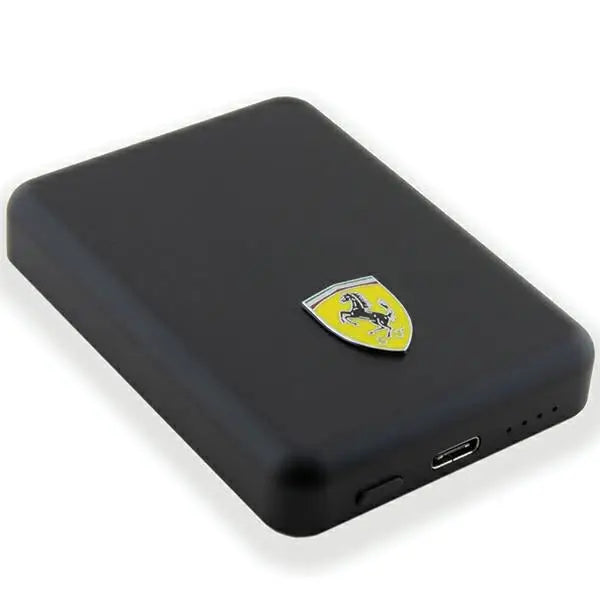 Powerbank Ferrari Metal Logo MagSafe 15W 5000mAh - black - Cell phone cases and covers<<<HurtelXML