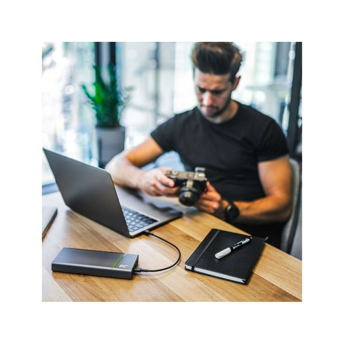 Powerbank Green Cell PBGC04 26800 mah Green Steel - Power Bank<<<Електроника Телефони и таблети<<<Компютри|