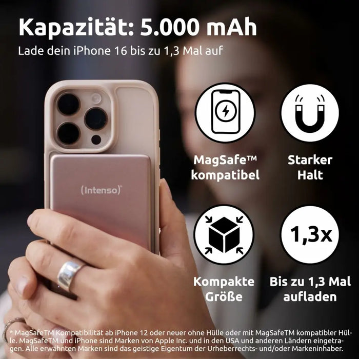 Powerbank INTENSO MW5000 5000 mAh Pink - Електроника Телефони и таблети<<<Компютри| Електроника<<<BigBuy&&&Power