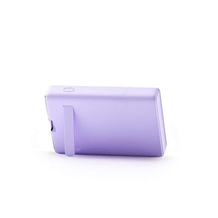 Powerbank Joyroom JR-PBM01 magnetic 10000mAh 20W with stand + Lightning cable - USB-C - purple