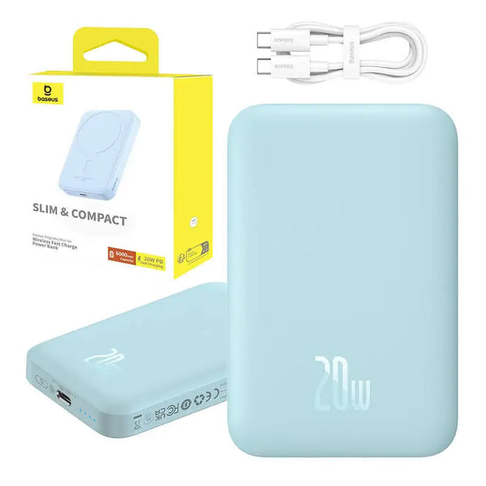 Powerbank mini Baseus 6000 mAh 20W (blue) - Powerbanks<<<Energy<<<InnproXML&&&Power Bank<<<Електроника Телефони и