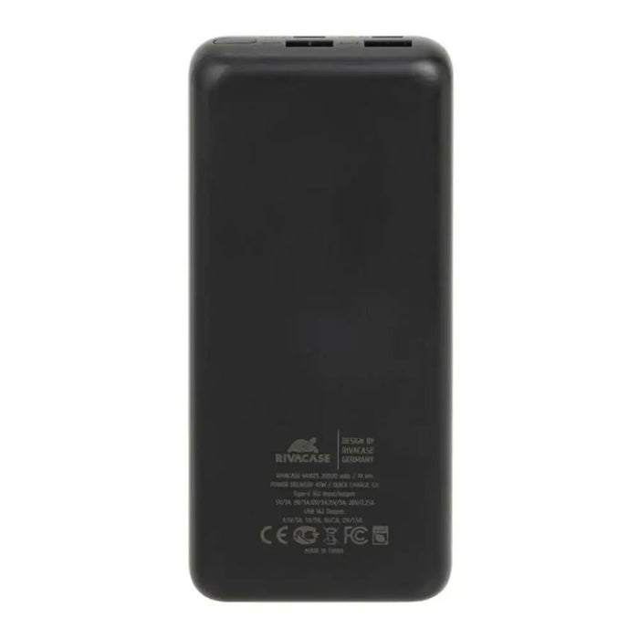 Powerbank Rivacase VA1075 Black 20000 mAh - Електроника Телефони и таблети<<<Компютри| Електроника<<<BigBuy&&&Power