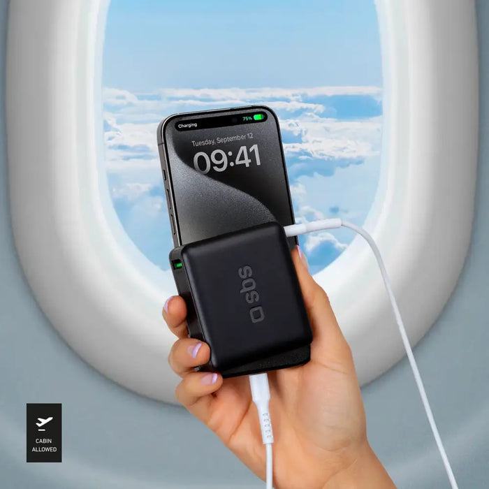 Powerbank SBS TEBB10000HDPD20K 10000 mAh with Power Delivery - black - Powerbanks<<<HurtelXML&&&Външни