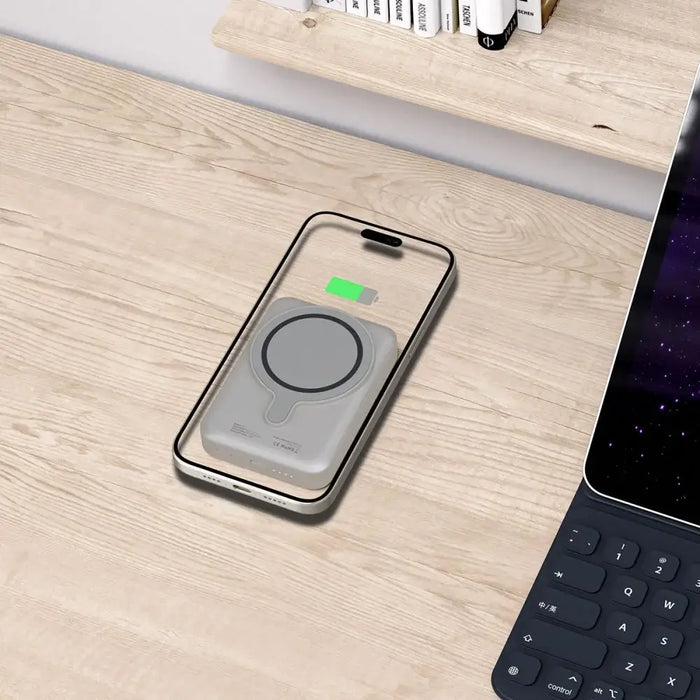 Powerbank Tech-Protect PB11 LifeMag MagSafe 10000 mAh - titanium - Powerbanks<<<HurtelXML