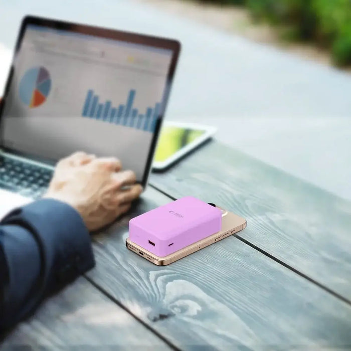 Powerbank Tech-Protect PB12 LifeMag MagSafe 20000MAH - purple - Powerbanks<<<HurtelXML