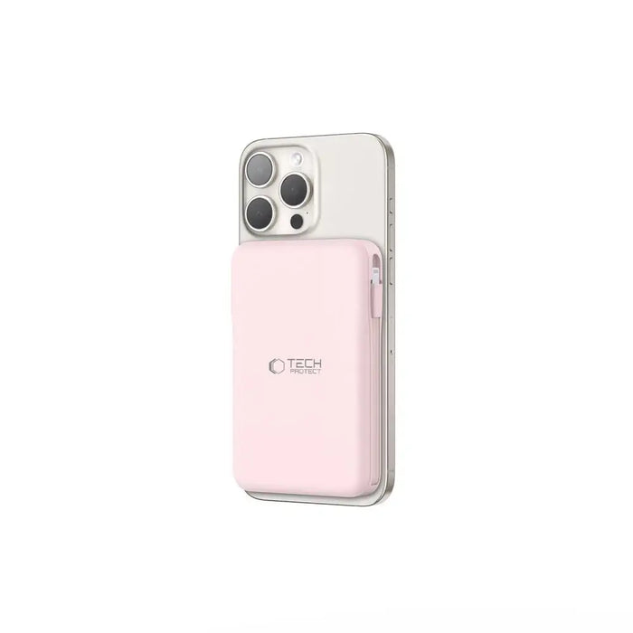Powerbank Tech-Protect PB31 LifeMag MagSafe 10000 mAh - pink - Powerbanks<<<HurtelXML