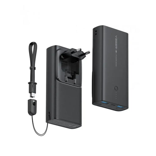 Powerbank Veger ACE100 W1146 10000mAh 20W PD QC3.0 - black - Powerbanks<<<HurtelXML
