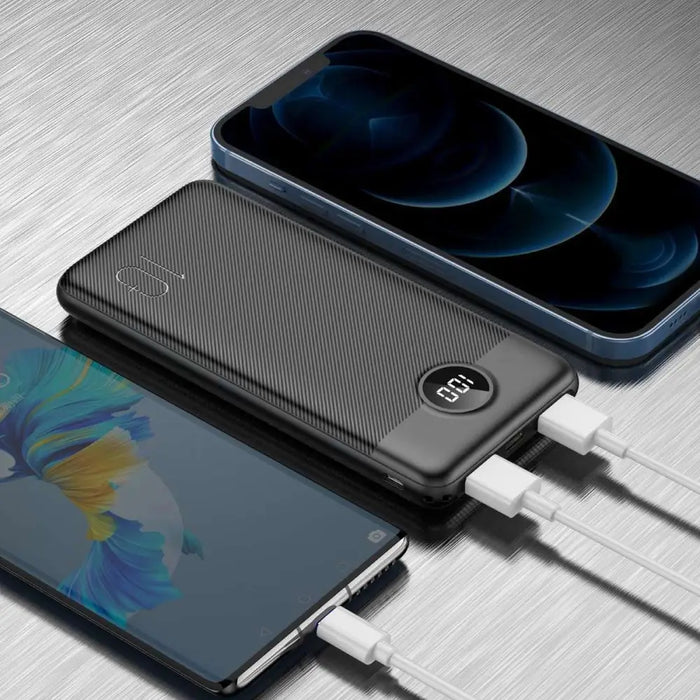 Powerbank Veger L10S (W1105PD) 10000mAh 20W 2A PD QC3.0 - black - Powerbanks<<<HurtelXML