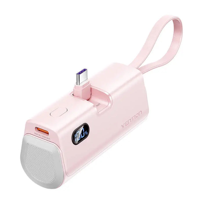 Powerbank Vention LED display 4800mAh 22.5W FHQP0 (pink) - Powerbanks<<<GSM Accessories<<<InnproXML&&&Power