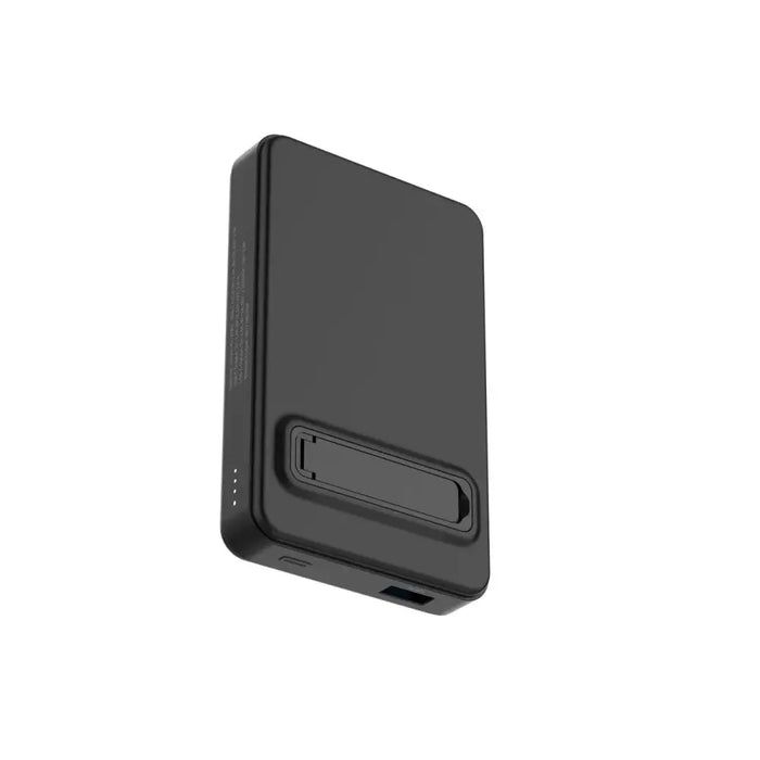 Powerbank Wozinsky WLWP-10KA0Y3S 22.5W PD Qi2 10000 mAh with stand 1x USB-A 1x USB-C - black - Powerbanks<<<HurtelXML