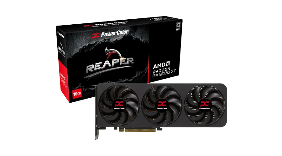 Video card PowerColor Radeon RX 9070 XT Reaper 16GB GDDR6