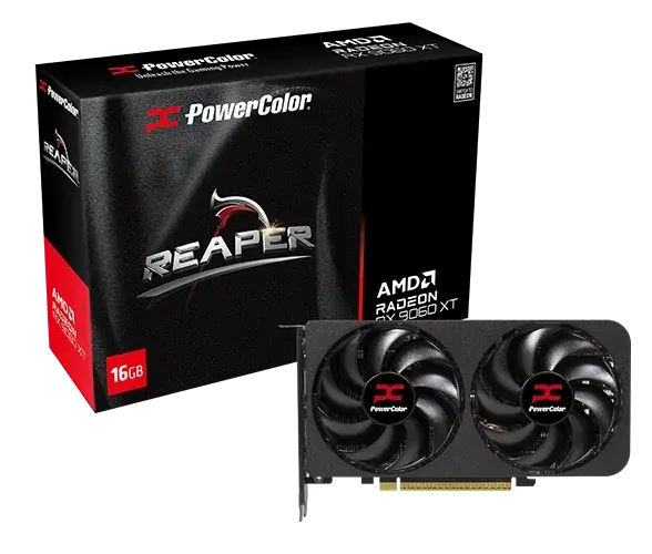 Video card PowerColor RADEON RX 9060 XT Reaper 16GB GDDR6