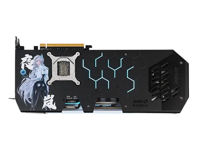 Video card PowerColor Radeon RX 9070 XT HELLHOUND OC REVA EDITION 16GB GDDR6