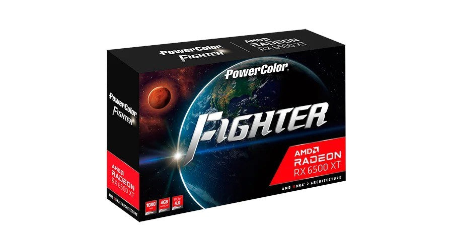 PowerColor Figh. AXRX 6500XT 4GBD6-DHV3 graphics card