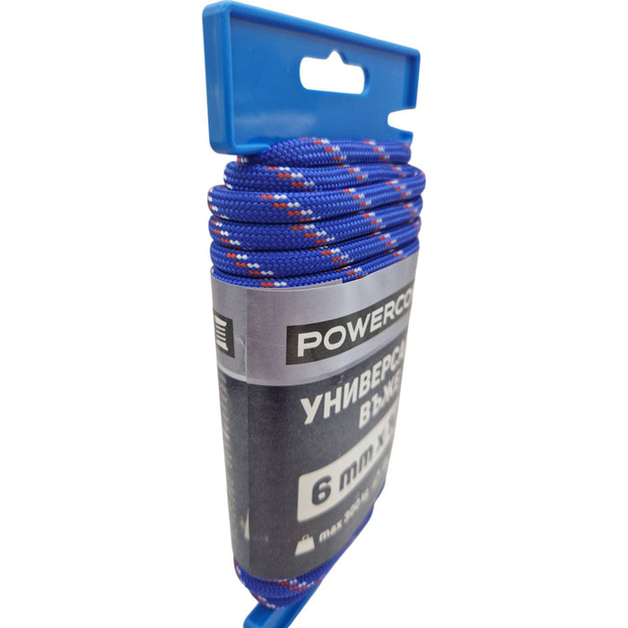 UNIVERSAL POWERCORD ROPE 6 MM 10 M BLUE