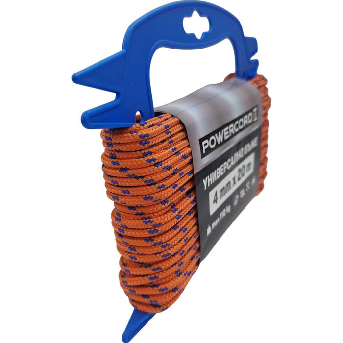 ROPE WIDE HOLDER POWERCORD 4 MM 20 M ORANGE