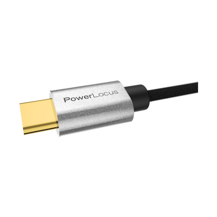 Cable POWERLOCUS AUX-USB-C + MIC