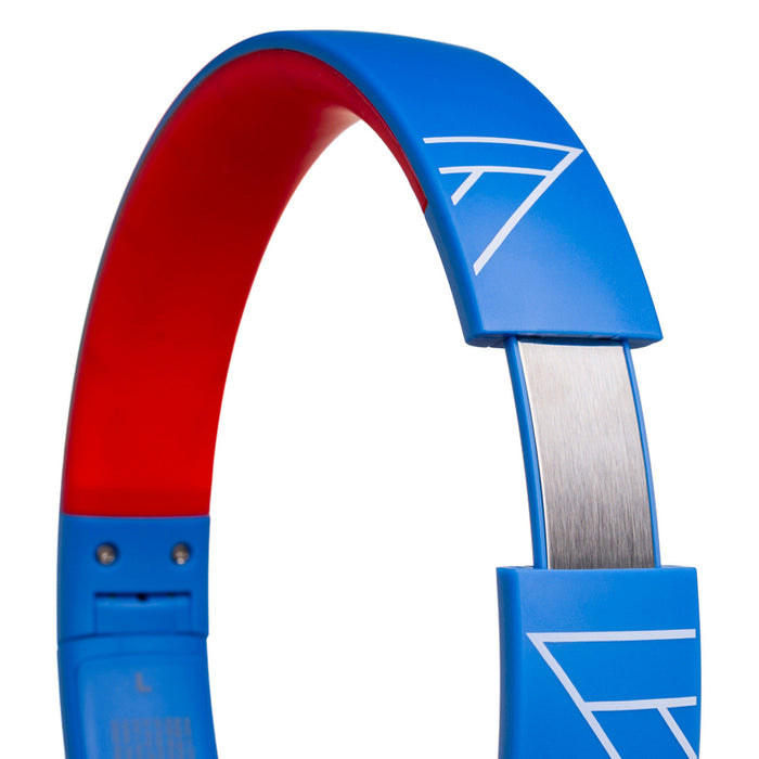 POWERLOCUS PLED BLUE/RED stereo headphones