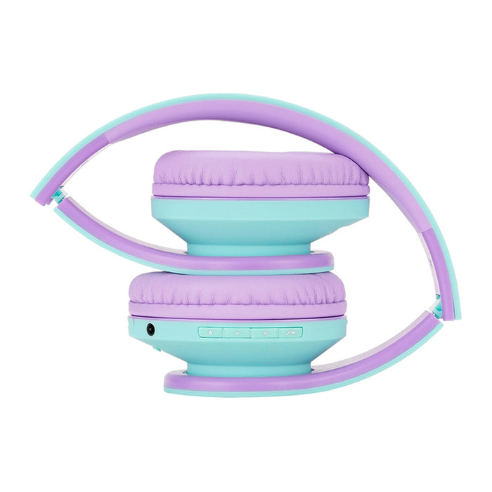 POWERLOCUS P2 KIDS TEAL/PURPLE stereo headphones