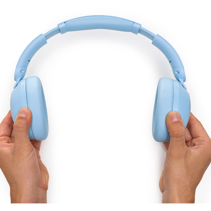 POWERLOCUS ORION LIGHT BLUE stereo headphones