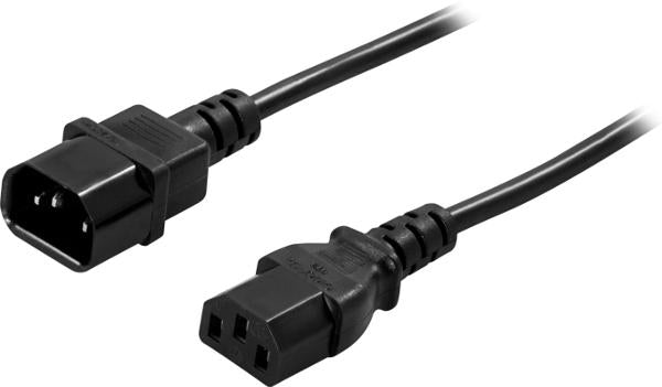 Cable PowerWalker IEC C13/C, 14 - 1.80 m, 10A, 0.75 mm2