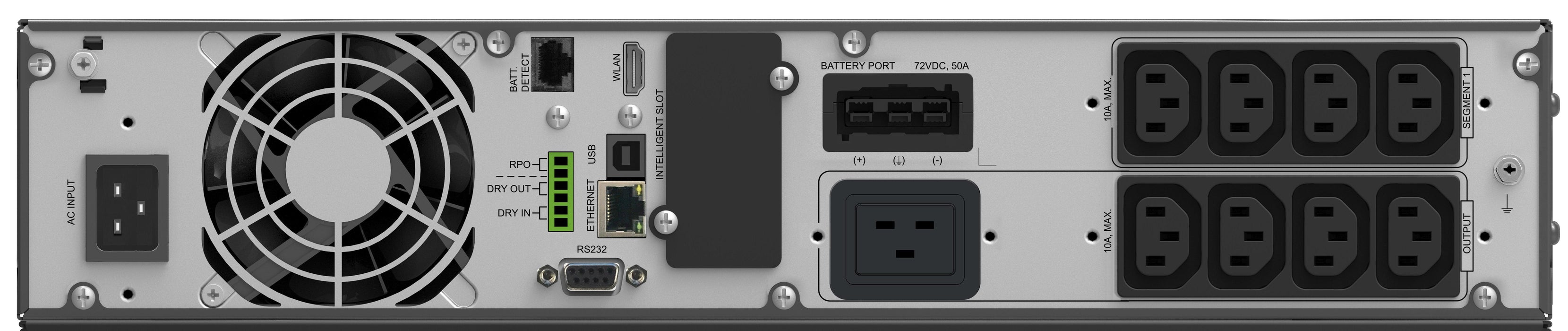 UPS POWERWALKER VFI 3000 ICR IoT PF1 3000VA/ 3000 W, On-Line