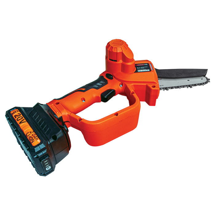 BATTERY MINI CHAIN SAW PREMIUM HD SET 20 V, NUMBER OF BATTERIES 1, 2.00 Ah, BAR LENGTH 12.00 cm, BAR LENGTH 12.00 cm