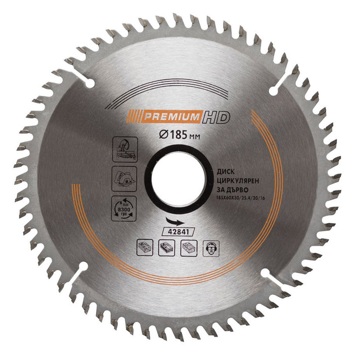 CIRCULAR DISC 185X30X60T PREMIUM