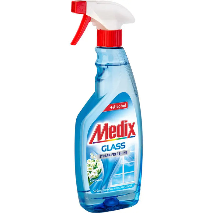 PREPARATION FOR WINDOWS AND GLASSES 500ML BLUE MEDIX - Почистващи препарати<<<Домашни потреби<<<Кухня<<<Praktiker