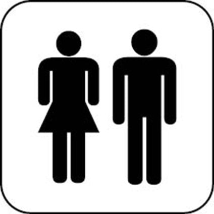 STICKER 12 X 12 CM PREVENTA "WOMEN, MEN"