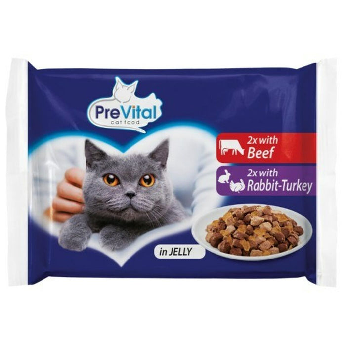 Cat food Prevital 4 x 100 g