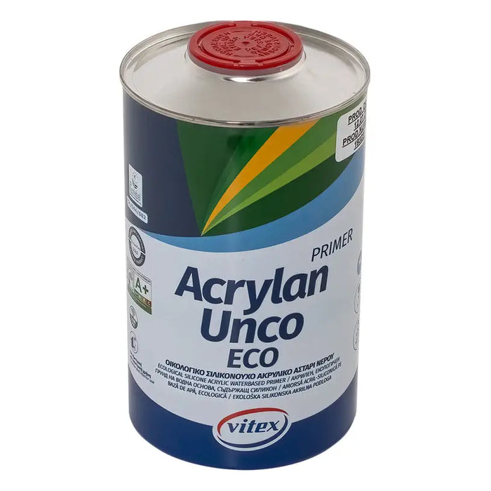 PRIMER 1 L VITEX ACRYLAN UNCO ECO - Грундове<<<Грундове и разредители<<<Бои и лакове<<<Praktiker