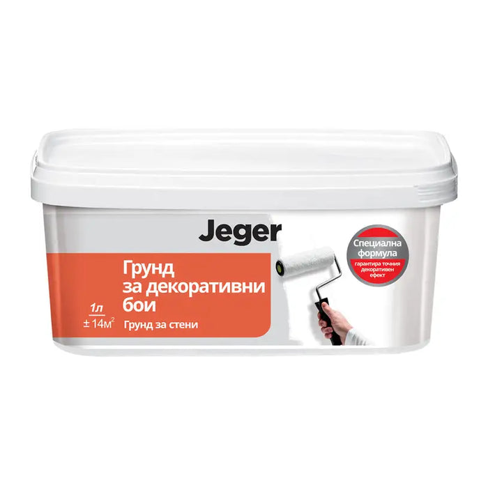 PRIMER FOR DECORATIVE PAINTS 1 L JEGER - Грундове<<<Грундове и разредители<<<Бои и лакове<<<Praktiker