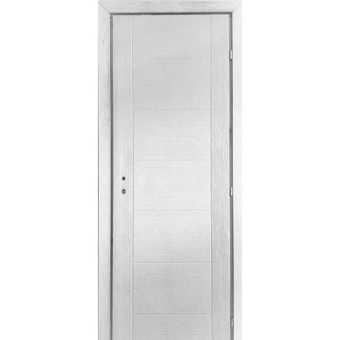 PRIMERED DOOR WITH CASE MODULATO THREE 80X200X7 CM. RIGHT - Врати<<<Врати и обков<<<Строителни