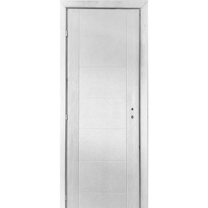 PRIMERED DOOR WITH CASE MODULATO THREE 90X200X7 CM. LEFT - Врати<<<Врати и обков<<<Строителни