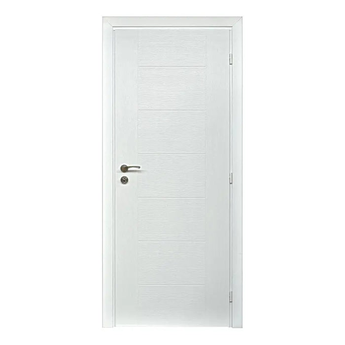 PRIMERED DOOR WITH CASE MODULATO THREE 90X200X7 CM. RIGHT - Врати<<<Врати и обков<<<Строителни