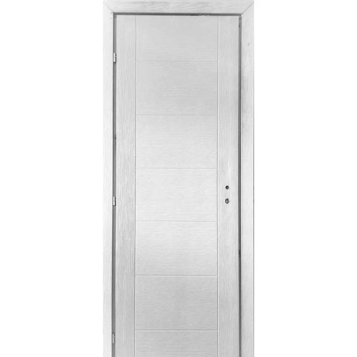 PRIMERED DOOR WITH CASE MODULATO TROYA 70X200X7 CM. LEFT - Врати<<<Врати и обков<<<Строителни