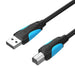 Printer Cable USB 2.0 A to USB-B Vention VAS-A16-B300 3m Black - USB cables<<<Cables<<<IT Accessories<<<InnproXML