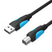 Printer Cable USB 2.0 A to USB-B Vention VAS-A16-B300 3m Black - USB cables<<<Cables<<<IT Accessories<<<InnproXML