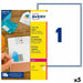 Printer Labels Avery L4610 White 25 Sheets 199,6 x 289,1 mm (5 Units) - Електроника Периферни и резервни