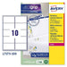 Printer Labels Avery L7173 White 100 Sheets 99,1 x 57 mm (5 Units) - Електроника Периферни и резервни части<<<Компютри|